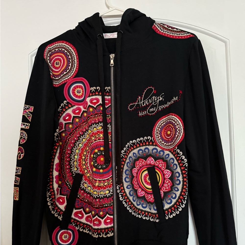 Never worn full zip hoodie